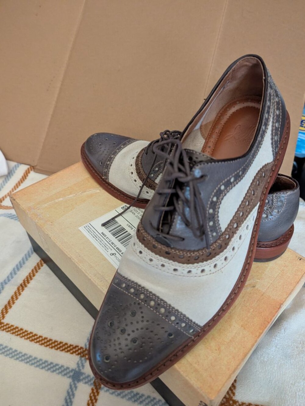 Johnston & Murphy 1850 Cap Toe Men's Derby Size 10.5